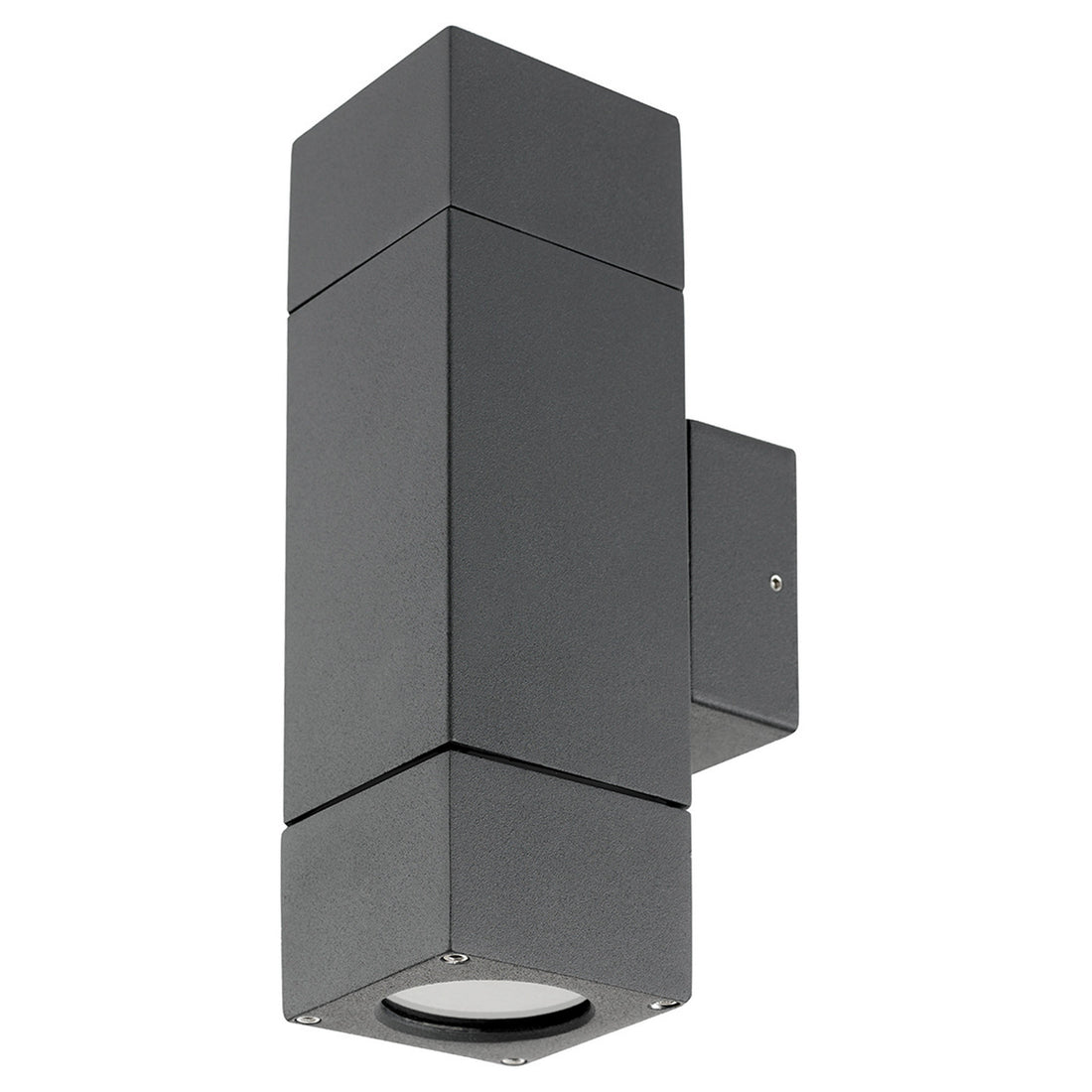 Brilliant Charcoal Prairie Exterior Up/Down Wall Light