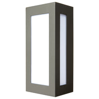 Brilliant Charcoal Eave Lantern Exterior Wall Light