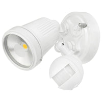 Brilliant White Hunter-III LED Single Light Floodlight with Sensor