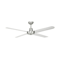 Brilliant Stainless-Steel Atrium 48" AC Ceiling Fan