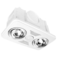 Brilliant White Velocity-II 2+1 Light 3-In-1 Bathroom Mate