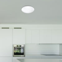 Brilliant White Cordia 12W Flush Ceiling Light