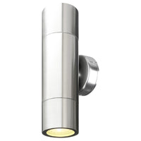 Brilliant Stainless-Steel Seaford LED Exterior Up/Down Wall Light