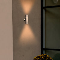 Brilliant Stainless-Steel Seaford LED Exterior Up/Down Wall Light