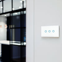 Brilliant White 3 Smart Elite Wi-Fi Glass Wall Switch