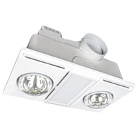 Brilliant White Supernova-II 2+1 Light 3-In-1 Bathroom Mate