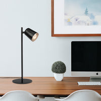 Brilliant Black Kalla LED Task Lamp