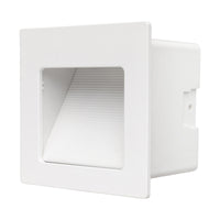 Brilliant Hensley White LED Indoor Step Light