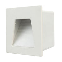 Brilliant Evelyn White LED Indoor Step Light