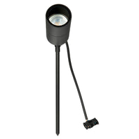 Brilliant Black Seaford LED Garden Spotlight