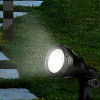 Brilliant Smart Black Botanic 3W Warm White LED Garden Spotlight