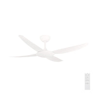 Brilliant White Amari Series II 4-Blades 52'' DC Ceiling Fan