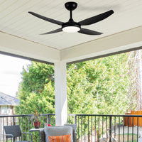 Brilliant Amari Black Smart Wi-Fi 52'' DC Ceiling Fan