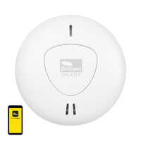 Brilliant White Smart Wi-Fi Interconnected Smoke Alarm