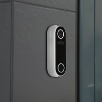 Brilliant White Smart Wi-Fi Video Doorbell and Chime