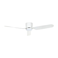 Brilliant White Preston 48" DC Ceiling Fan Hugger with LED CCT Light