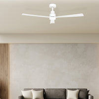 Brilliant White Joli 52" DC Ceiling Fan with Light