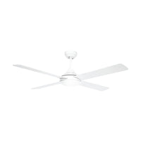 Brilliant White Tempo Plus 52" AC Ceiling Fan