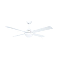 Brilliant White Tempo Plus 52'' AC 4-Blade Ceiling Fan with Light