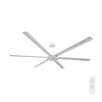 Brilliant White Colossus 84" DC Ceiling Fan 6-Blade