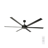 Brilliant Black Colossus 84" DC Ceiling Fan 6-Blade