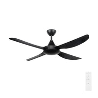 Brilliant Black Vector 48” DC Ceiling Fan