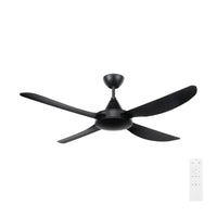 Brilliant Black Vector 52" DC Ceiling Fan