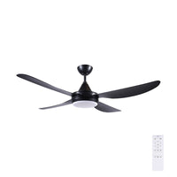 Brilliant Black Vector 48’’ DC Ceiling Fan with CCT LED Light