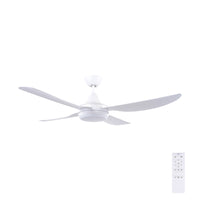 Brilliant White Vector 56'' DC Ceiling Fan with Light