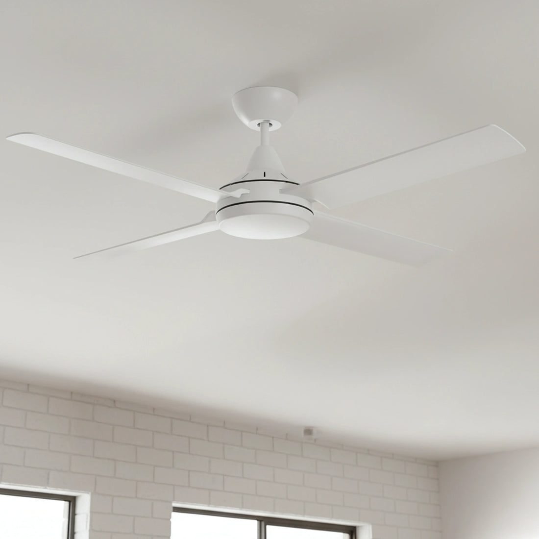 Brilliant 52” DC Lite White Cairns Ceiling Fan